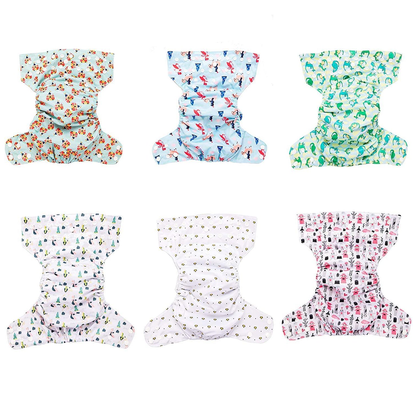 The Simple 6 Value Pack With Wetbag (Knights/Dragons) Cloth Diapers Simple Being 