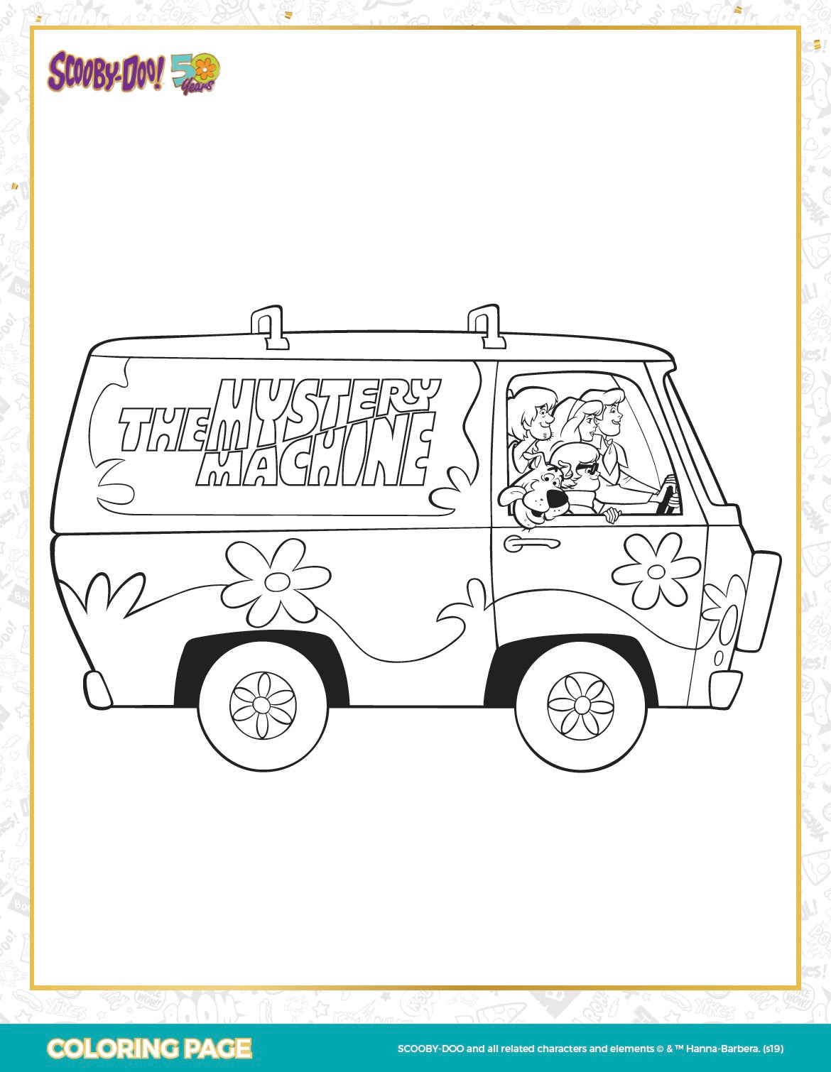 Mystery Machine Coloring